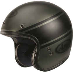 Arai Freeway Classic Bandage Jet Helm, zwart-groen, XS