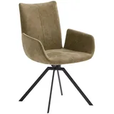 Venjakob Armlehnstuhl, Grün, Metall, Textil, A-Form, 53x91x66 cm, Goldenes M, Made in Germany, Dgm, DGM-Klimapakt, DGM-Emissionslabel, Gestellauswahl, Esszimmer, Stühle, Esszimmerstühle, Armlehnenstühle