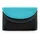 lemasi Mini Geldbörse Unisex schwarz/türkis