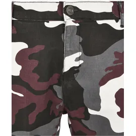 URBAN CLASSICS Cargo Joggers Bordeaux Camouflage 32