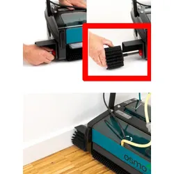 OSMO Randbürste für Terrassen- und Fußboden Reinigungsmaschine -abrasiv-