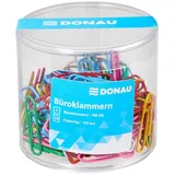 Donau Elektronik DONAU Büroklammern farbsortiert kunststoffüberzogen, 150 St.