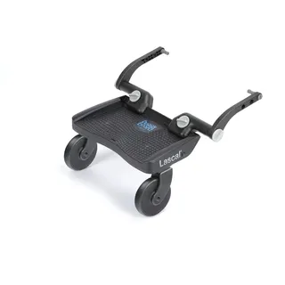 Lascal® BuggyBoard® Mini 3D, Kinderbuggy Trittbrett mit strukturierter Stehfläche, Kinderwagen Zubehör für Kinder von 2-6 Jahren (22 kg), kompatibel mit fast jedem Buggy und Kinderwagen, blau