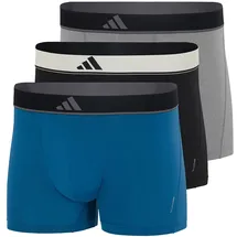 adidas Active Micro Flex Eco Boxershorts Grau / Schwarz S 3er Pack