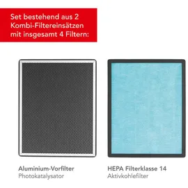MAXXMEE Filterset Luftreiniger High Performance - Weiß/Grau