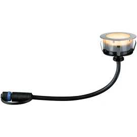 Paulmann Außenleuchte Edelstahl Ø 7 cm 2W IP67 dimmbar Silber
