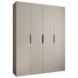 abiks möbel Drehtürenschrank COMO 190 x 245,5 x 40 cm Schwarz