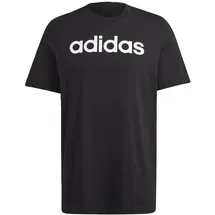 adidas Essentials Single Jersey Linear Embroidered Logo T-Shirt Black S