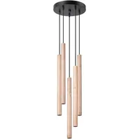 Sollux SL.1270 Hängeleuchte an Schnur PASTELO 5P holz
