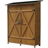 Habitat et Jardin Gartenschrank espacio 49 x 162 x 140 cm Braun