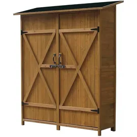Habitat et Jardin Gartenschrank espacio 49 x 162 x 140 cm Braun