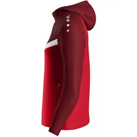 Jako Kapuzenjacke Iconic rot/weinrot - 44