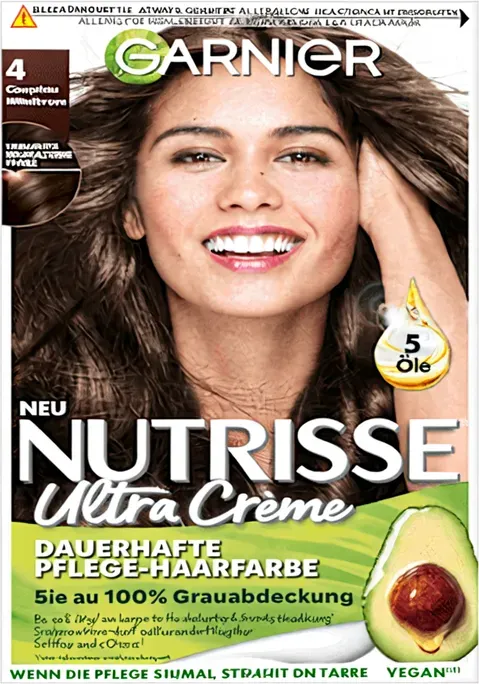 Garnier Nutrisse Haarfärbecreme Nr. 40 Schokolade Mittelbraun 1 Packung