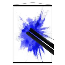 Close Up Kunststoff Posterleisten schwarz (100 cm) Poster-Aufhänger, Posterschienen, Plakatleisten, Klemmschienen (39 inch)