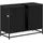 vidaXL Badezimmerschrank mit Tür 80 x 33 x 60 cm Schwarz