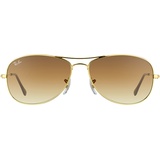 Ray Ban Cockpit RB3362 gold / light brown gradient