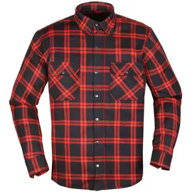 Modeka GmbH Colden Hemd Schwarz/Rot S