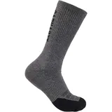 CARHARTT Midweight Logo Crew Socken 3er Pack Grau L