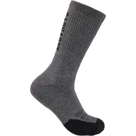 CARHARTT Midweight Logo Crew Socken 3er Pack Grau L