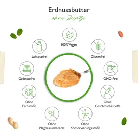 Vit4ever 100% Erdnussbutter (CRUNCHY) 1000 g