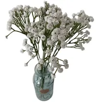 2474U Kunstzweig Schleierkraut weiß ca. 55cm naturgetreu, vielseitig