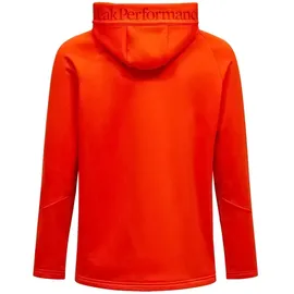 Peak Performance Rider Essentials Zip Hood Herren Orange/Rot XL