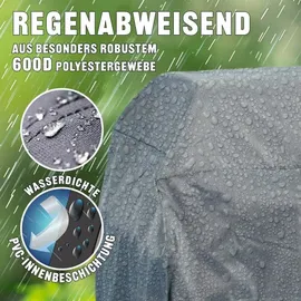 Landmann Wetterschutzhaube 55 x 117 x 90 cm Polyester grau