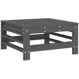 Proloisirs vidaXL Gartenhocker 57,5 x 30 x 0 cm grau 1 St.