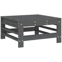 Proloisirs vidaXL Gartenhocker 57,5 x 30 x 0 cm grau 1 St.