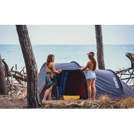 tambu Jangala Tunnelzelt Blau/Orange