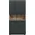 WELLTIME Stauraumschrank FLORENZ 90 x 30 x 185 cm Grau/Schwarz