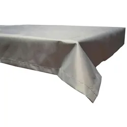 acamp Tischdecke 130x180 cm wasserabweisend mit Windport hellgrau