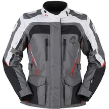 Furygan Apalaches Textiljacke Damen wasserdicht - Schwarz/Grau/Rot - L