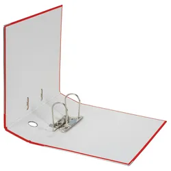 Falken 09984071 20x PP-Color-Ordner A4, Rücken 80mm, mit Einsteckschild - Rot