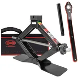 HEYNER Wagenheber Premium Scherenwagenheber 1,5t für VW, max. Hubhöhe: 38.5 cm, 1-tlg. schwarz 10 cm x 11 cm