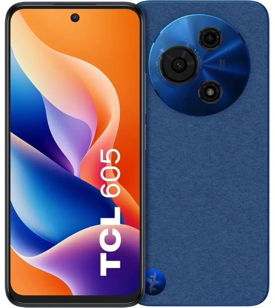 Smartphone TCL 605 Octa Core 4 GB RAM 128 GB Blau 6,7