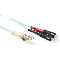Act 10 meter LSZH Multimode 50/125 OM4 fiber patch cable duplex withLC and SC connectors. (10 m), Netzwerkkabel