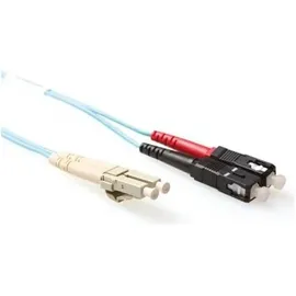Act 10 meter LSZH Multimode 50/125 OM4 fiber patch cable duplex withLC and SC connectors. (10 m), Netzwerkkabel
