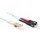Act 10 meter LSZH Multimode 50/125 OM4 fiber patch cable duplex withLC and SC connectors. (10 m), Netzwerkkabel