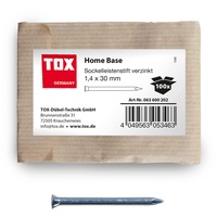 TOX 63600202 Home Base Sockelleistenstifte blau verzinkt mit tiefem