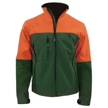 Elysee Sanddorn Waldarbeiter-Softshelljacke Elysee grün/orange - 3XL -