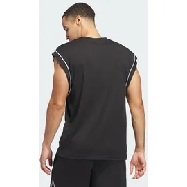 adidas Basketball All-World Sleeveless Tanktop Black / Black M