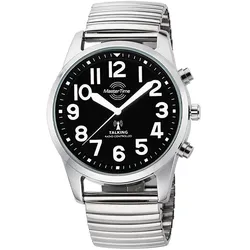 Master Time MTGA-10869-22Z Sprechende Herren-Funkuhr mit Zugband