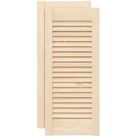 vidaXL Schranktüren Lamellen-Design 2 Stk. 69x29,5cm Massivholz Kiefer vidaXL