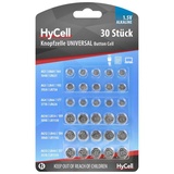 HyCell Power Solution Alkaline Knopfzellen-Set, 30er-Pack (5015473)