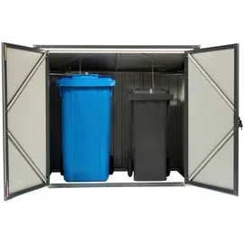 Tepro Mülltonnenbox 154,2 x 130,5 cm 480 l grau