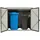 Tepro Mülltonnenbox 154,2 x 130,5 cm 480 l grau