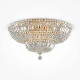 Maytoni Kronleuchter Deckenlampe Deckenleuchte Schlafzimmerlampe Kristalle Gold D 60 cm