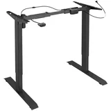 Tectake Tischgestell elektrisch höhenverstellbar 85 - 129 x 65 x 71 - 121 cm