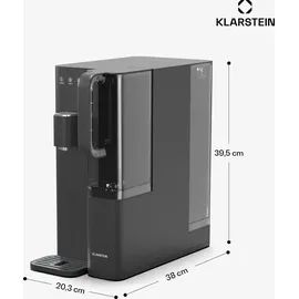 Klarstein VitalPour Osmoseanlage - 5-Stufen Umkehrosmosefiltration, Heißwasser in 3 Sek., 5L Tank & 1,5L Krug, 5 Temperaturstufen, Touch-Display,